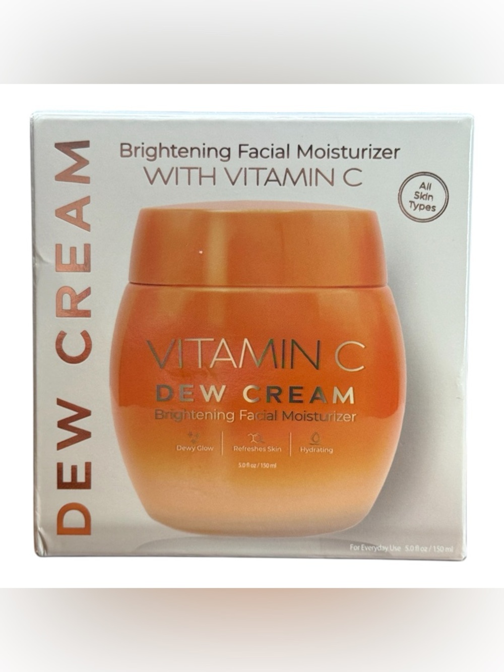 Vitamin C Dew Cream Brightening Moisturizer 5oz New